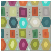 Tissu saule de bande hexagonale (Fermer)