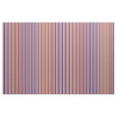Tissu Saumon clair, Bleu foncé, Blanc & Chocolat (Yard)