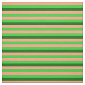 Tissu Saumon clair, vert citron et vert foncé (Échantillon)