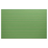 Tissu Saumon foncé et bandes vert forêt (Yard)