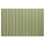 Tissu Saumon, Vert mer, Bleu, Jaune clair & Vert (Fat Quarter)