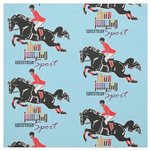 Tissu saut équestre (Échantillon)