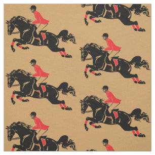 Tissu saut équestre