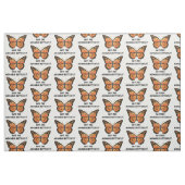 Tissu Sauvez le papillon de monarque (Fat Quarter)