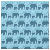 Tissu Sauvez les éléphants (Échantillon)