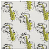 Tissu Saxophone (Échantillon)