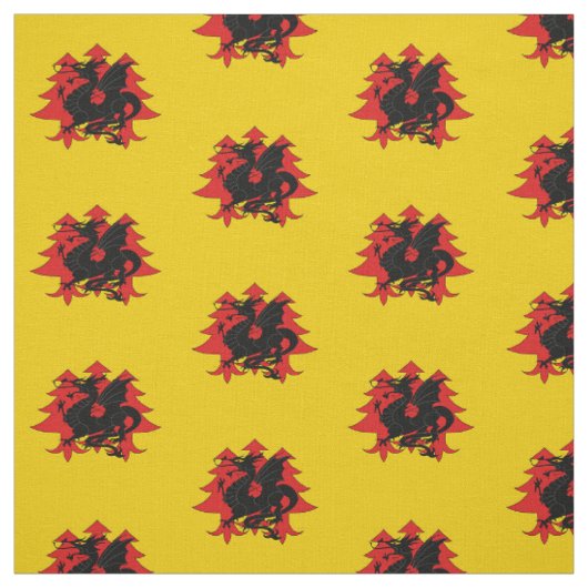 Tissu SCA Drachenwald Dragon Badge Fabric (Échantillon)