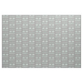 Tissu Scandinavie moderne Feuilles verts sur gris (Yard)