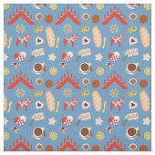 Tissu Scandinavie/Suédoise Jul Conception de pâtisseries (Échantillon)