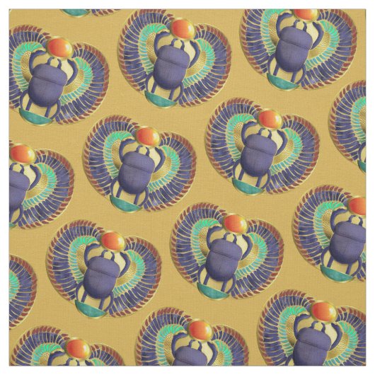 Tissu Scarabée à ailes d'or (Échantillon)