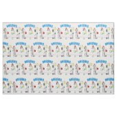 Tissu Scène d'hôpital d'infirmière (Fat Quarter)
