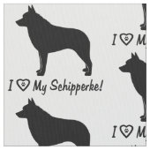 Tissu Schipperke en silhouette (fermé)