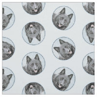 Schipperke Peinture Black Cute Original Chien Art