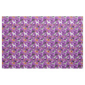 Tissu schnauzer à halloween violet (Fat Quarter)
