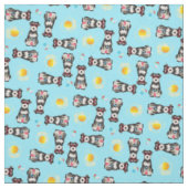 Tissu Schnauzer miniature d'été (Échantillon)