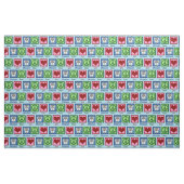 Tissu Schnauzers Peace Love (Fat Quarter)