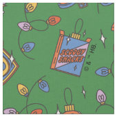 Tissu Scooby-Doo Holiday Snack Lights Pattern (Fermer)