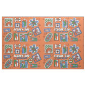 Tissu Scooby-Doo Wall of Halloween Picture Frames (Fat Quarter)