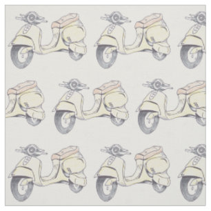 Tissu Scooter vintage