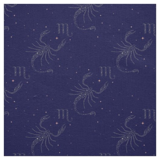 tissu scorpio étoiles (Échantillon)