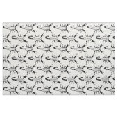 Tissu Scorpio noir Scorpion étoile (Fat Quarter)