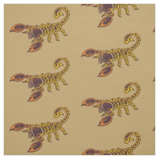 Tissu Scorpion de noeud celtique (Échantillon)