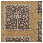 TISSU SCORPION DE SIGNE DE ZODIAQUE (Échantillon)