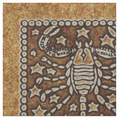 TISSU SCORPION DE SIGNE DE ZODIAQUE (Détail)