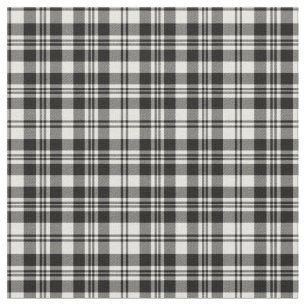 Tissu Scott Black & White Tartan moderne