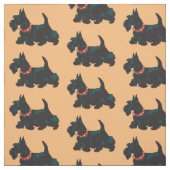 Tissu scottish terrier (Échantillon)