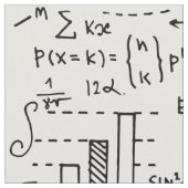 Tissu scribbles mathématiques (Fermer)
