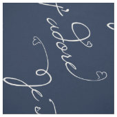 Tissu Script français (Échantillon)