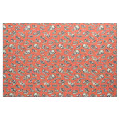 Tissu Sculptures d'Orange & Navy (Yard)