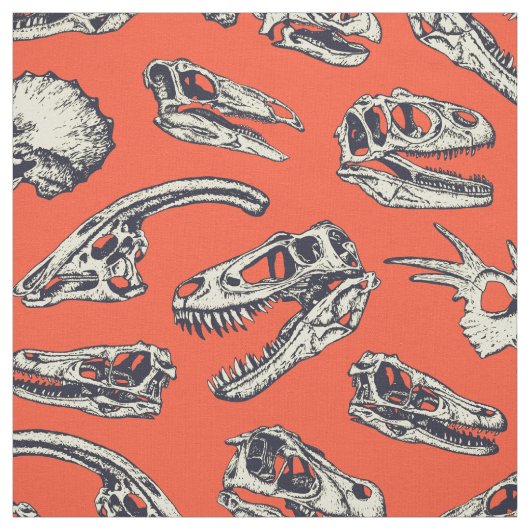 Tissu Sculptures d'Orange & Navy (Échantillon)