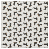 Tissu Se précipiter des teckels (Échantillon)