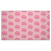 Tissu Sea Shell - fuchsia rose et blanc (Fat Quarter)