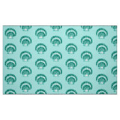 Tissu Sea Shell - Turquoise et Aqua (Fat Quarter)
