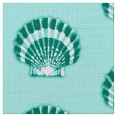 Tissu Sea Shell - Turquoise et Aqua (Fermer)