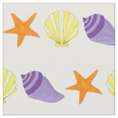 Tissu Sea Shells Starfish Seashell Ocean Beach Vacances (Fermer)