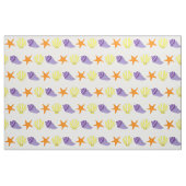 Tissu Sea Shells Starfish Seashell Ocean Beach Vacances (Fat Quarter)