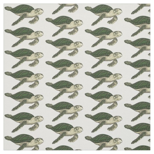 Tissu Sea turtle cartoon (Échantillon)