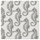 Tissu Seahorse Black (Fermer)
