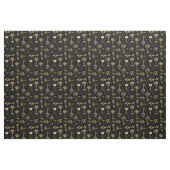 Tissu Seamless Pattern with Golden Keys (Fat Quarter)