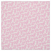 Tissu Sécheur de cheveux Escalier rose (Échantillon)