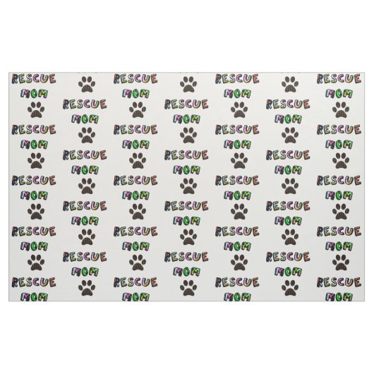 Tissu Secourir la conception rétro de maman (Fat Quarter)