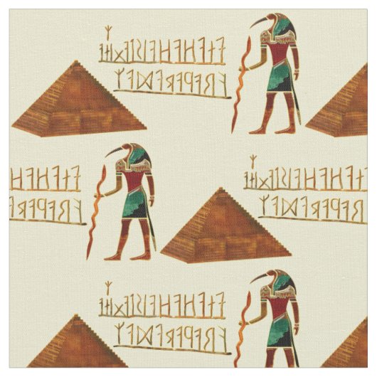Tissu Secrets anciens THOTH 3D Egyptian Scifi 2 (Fermer)