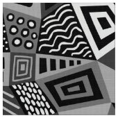 Tissu Segmenté Abstrait 070717 - Noir et blanc (Fermer)