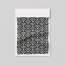 Seigaiha, Vagues, Japonais, Noir et Blanc