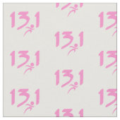 Tissu Semi-marathon 13,1 de rose (Fermer)