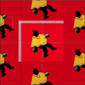 Tissu Senor Squatcho de Mayo Sasquatch (Carreau)